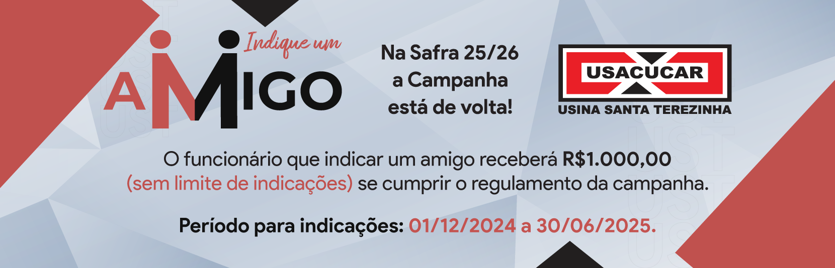 Indique um Amigo 2025 - Banner site