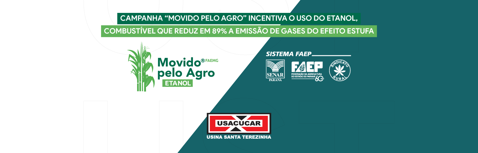 Banner carrossel - Movido pelo Agro - Etanol